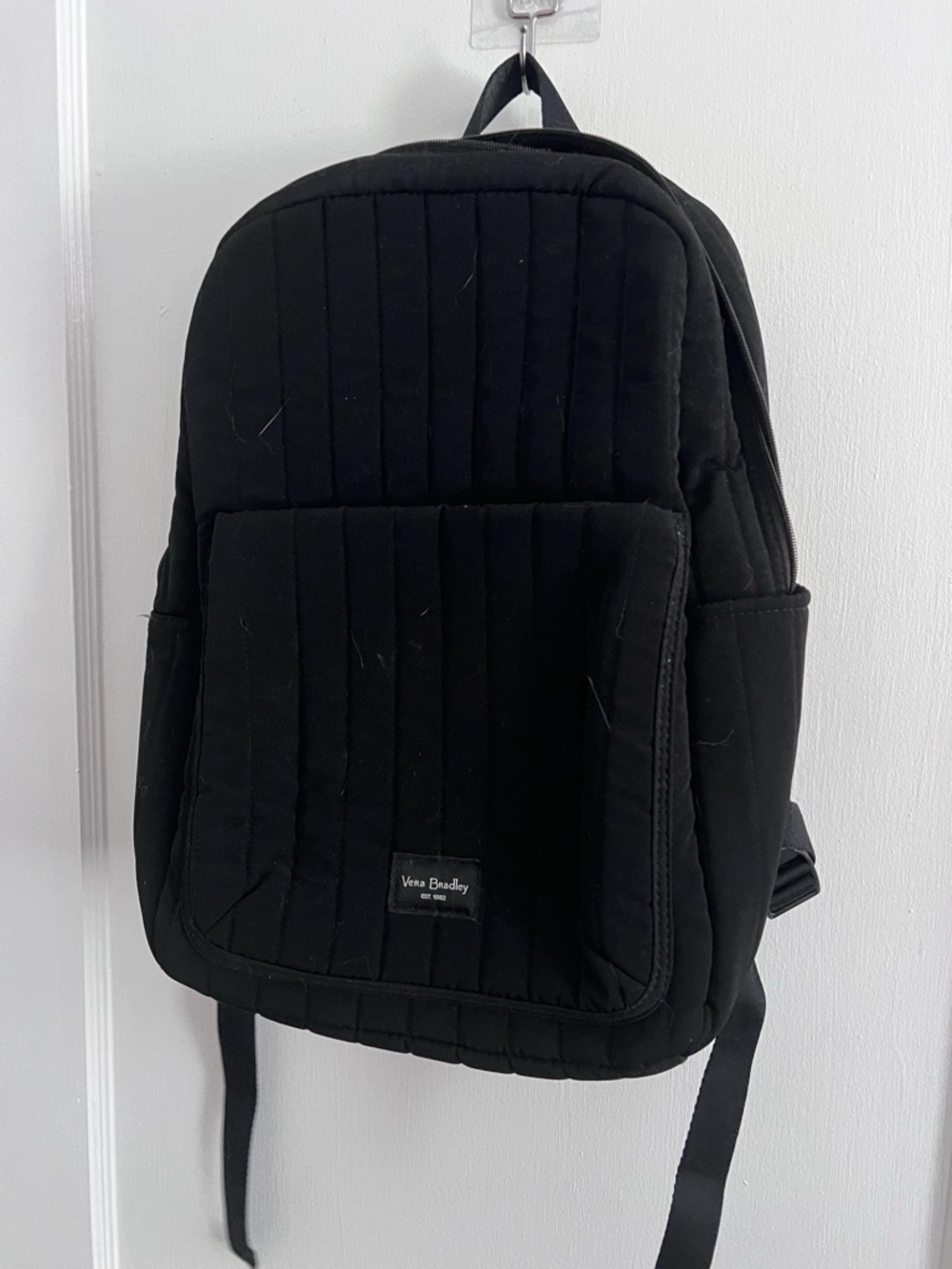 Vera Bradley Black Quilted Everyday Backpack